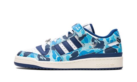 Adidas Forum 84 Low Bape 30th Anniversary Blue Camo