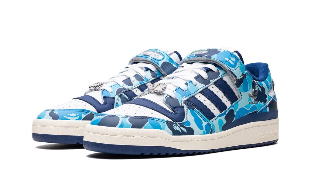 Adidas Forum 84 Low Bape 30th Anniversary Blue Camo